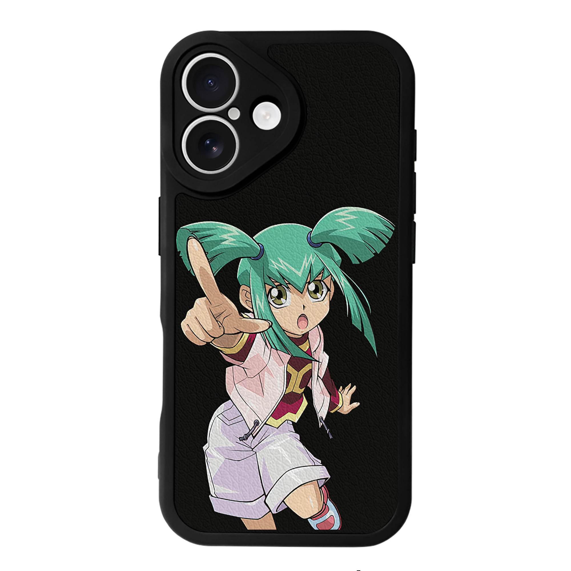 （画像用） 遊☆戯☆王 Yu-Gi-Oh! 【iPhone 16シリーズ対応】シリコンスマホケース（レザー調） 材質：シリコン